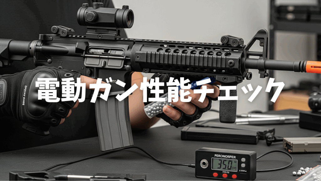 電動ガン性能チェック画像