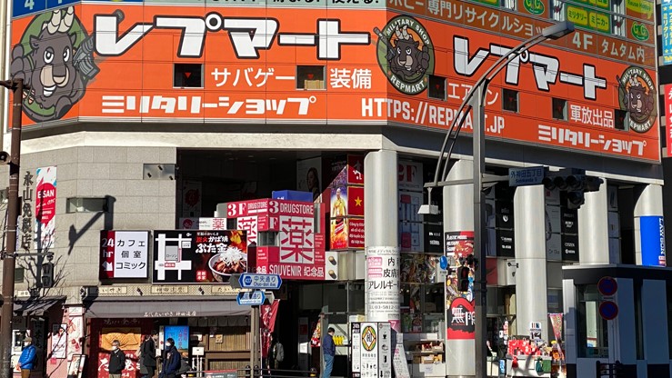エアガンショップおすすめランキング 5位ミリタリーショップ　レプマート　東京アキバ店写真