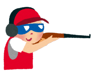 射撃イラスト