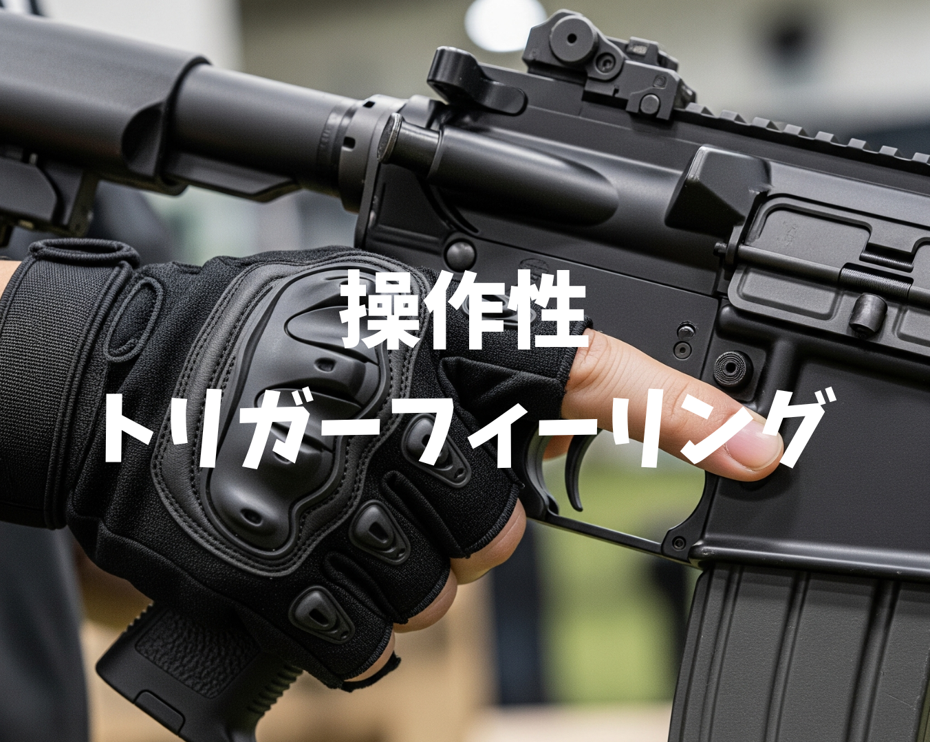 サバゲー用グローブの選び方【6つの重要ポイント】操作性画像