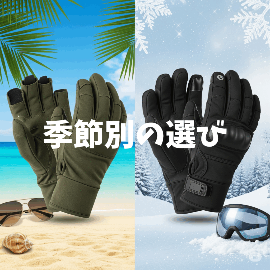 サバゲー用グローブの選び方【6つの重要ポイント】季節別の選び方画像