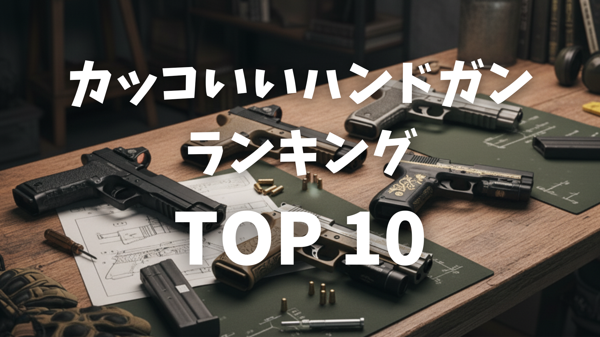 【サバゲー】かっこいい「ハンドガン」ランキングTOP10画像