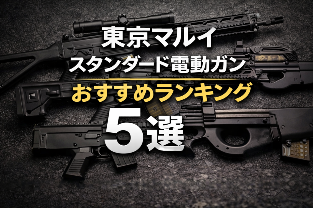 【2026年最新】東京マルイスタンダード電動ガンおすすめランキング5選画像