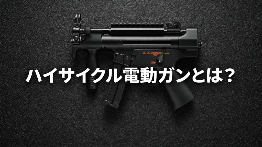 東京マルイ[HC]ハイサイクルカスタム電動ガンとは？画像