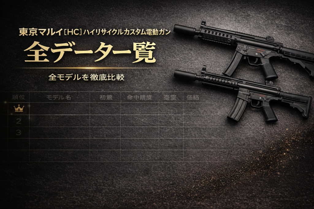 東京マルイ［HC］ハイサイクルカスタム電動ガン【全データ】一覧画像