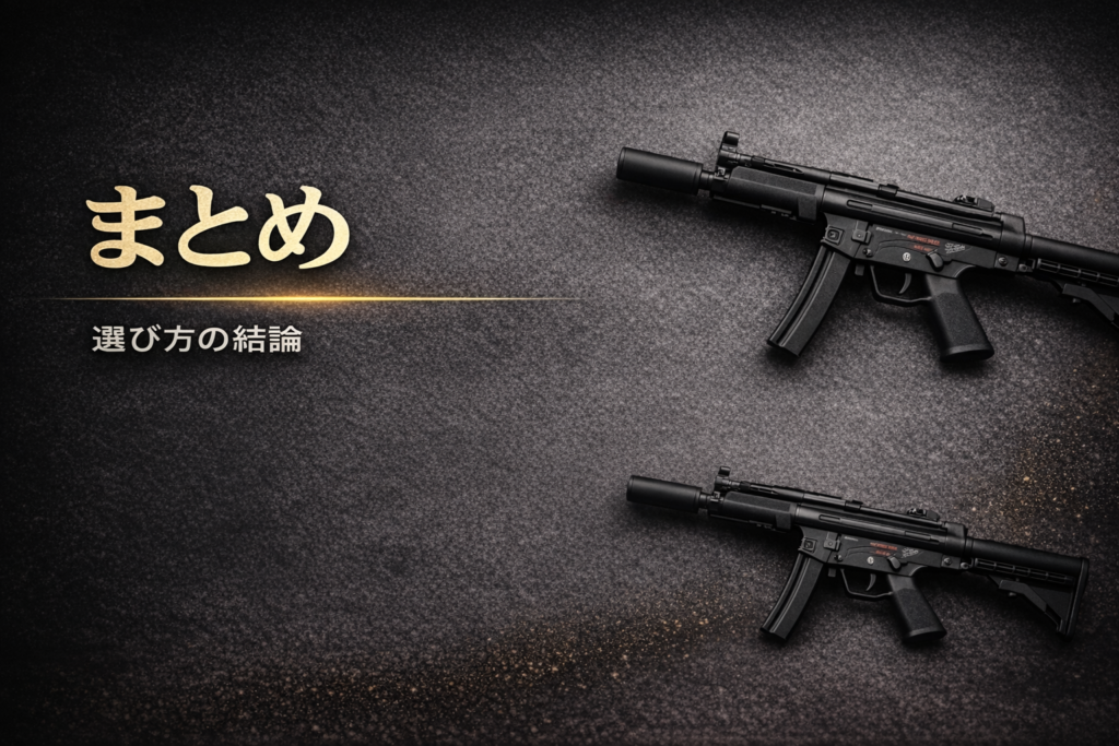 【2026年最新】東京マルイハイサイクル電動ガンおすすめ3選『全機種徹底比較』 まとめ画像