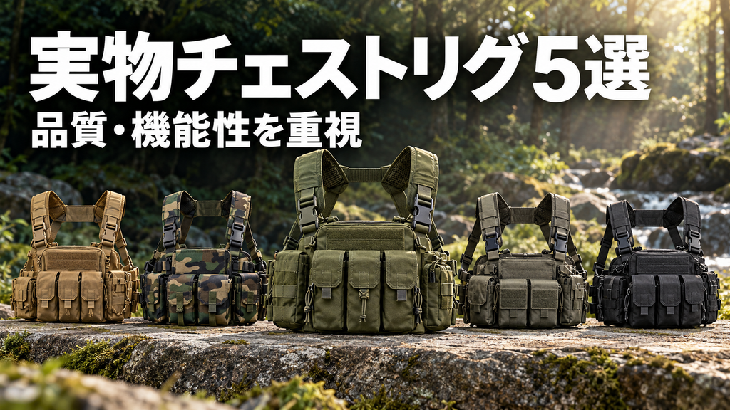 実物チェストリグおすすめ5選画像