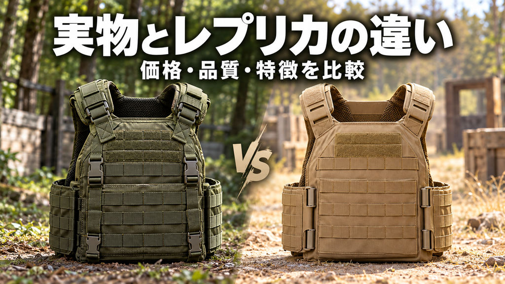 プレートキャリアの実物とレプリカは何が違う?画像