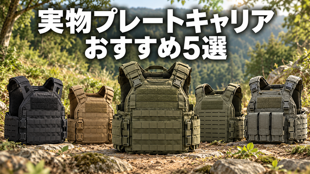 実物プレートキャリアおすすめ5選画像